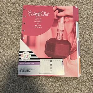 The Happy planner workout extension pack